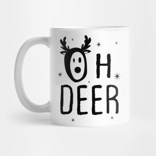 Reindeer Christmas Cute Santa Humor Xmas Present Mug